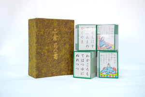 Ogura Hyakunin isshu 百人一首 juego de cartas tradicional de Japón