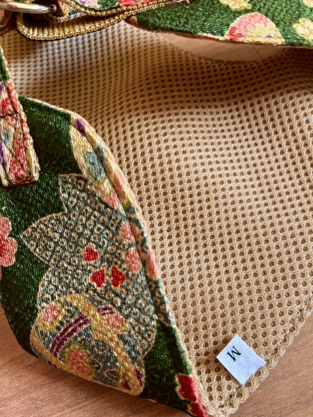 Arnés de tela japonesa para perros y gatos M Chirimen