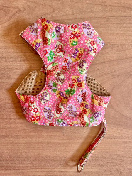 Arnés de tela japonesa para perros y gatos M motivos tradicionales japoneses