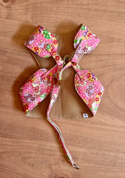 Arnés de tela japonesa para perros y gatos M motivos tradicionales japoneses