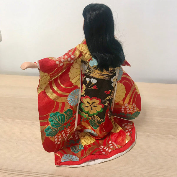 Auténtica muñeca japonesa 　Yamachan　(Hand-crafted Japanese doll)　日本人形「やまちゃん」