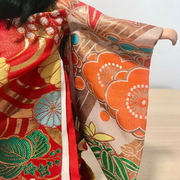 Auténtica muñeca japonesa 　Yamachan　(Hand-crafted Japanese doll)　日本人形「やまちゃん」