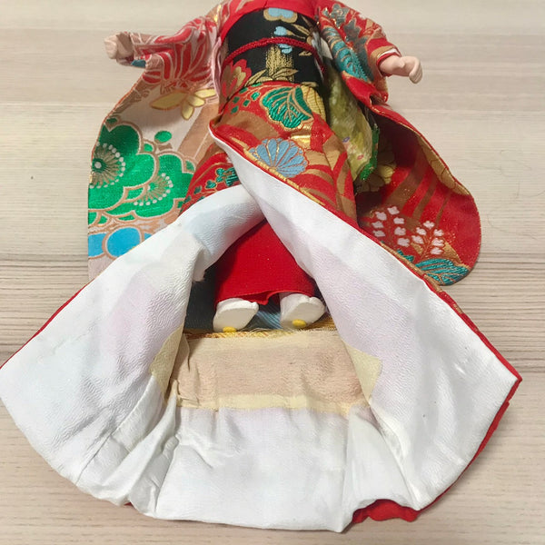 Auténtica muñeca japonesa 　Yamachan　(Hand-crafted Japanese doll)　日本人形「やまちゃん」