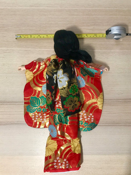 Auténtica muñeca japonesa 　Yamachan　(Hand-crafted Japanese doll)　日本人形「やまちゃん」