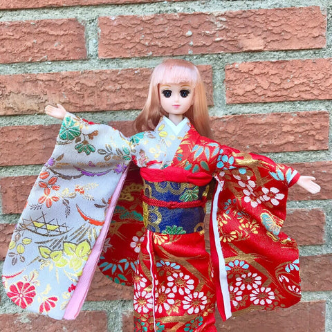 Muñeca con Kimono(Doll with kimono) SAKURA　さくら