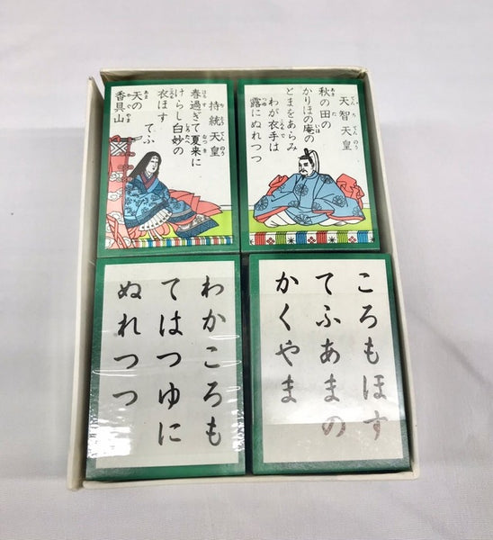 Ogura Hyakunin isshu 百人一首 juego de cartas tradicional de Japón