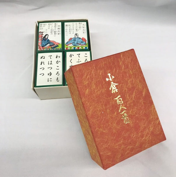 Ogura Hyakunin isshu 百人一首 juego de cartas tradicional de Japón