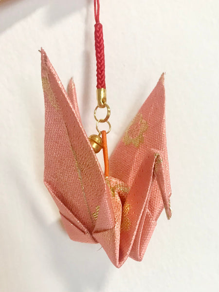 Llavero en forma de grulla (Crane shaped strap) ③ 折り鶴ストラップ