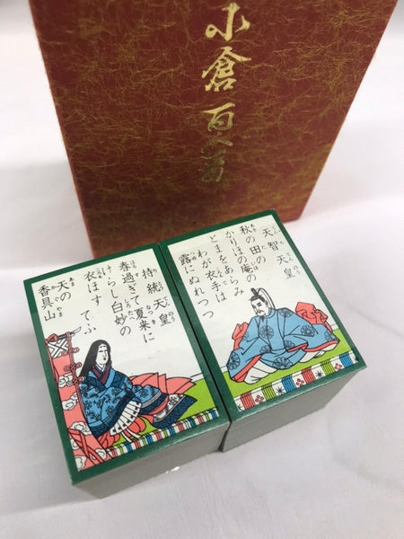 Ogura Hyakunin isshu 百人一首 juego de cartas tradicional de Japón