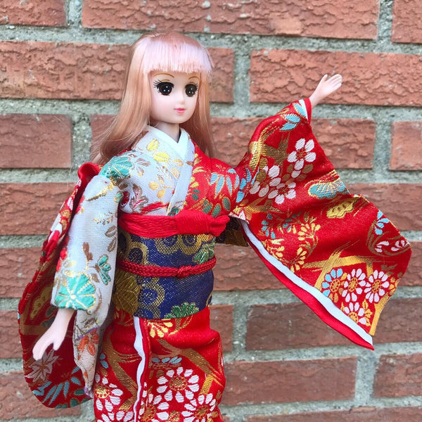 Muñeca con Kimono(Doll with kimono) SAKURA　さくら