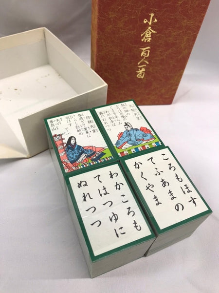 Ogura Hyakunin isshu 百人一首 juego de cartas tradicional de Japón