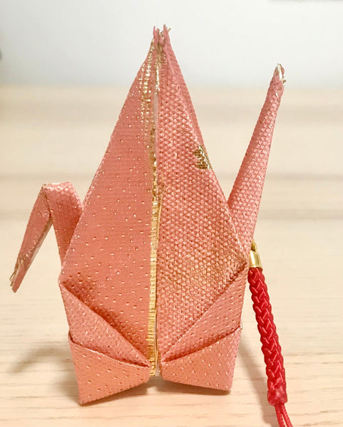 Llavero en forma de grulla (Crane shaped strap) ③ 折り鶴ストラップ